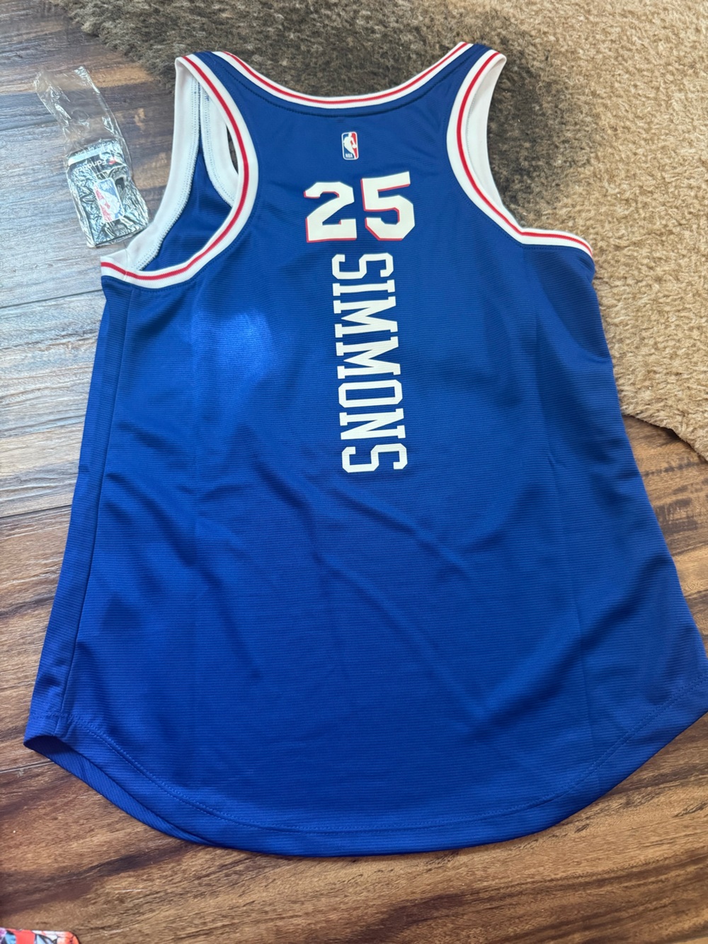 NBA Royal Blue Simmons #25 Women's Basketball Jersey